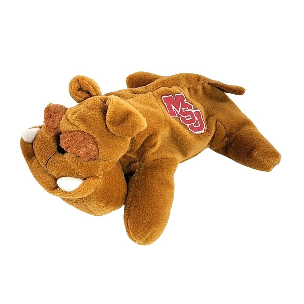 North Star MSU Bulldogs Bean Bag Plush Mississippi State Mascot Toy 7 Inches Dog